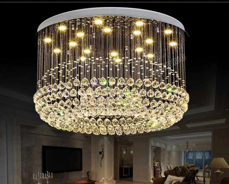 Fishline Chandelier K9 Crystal Ceiling Light Pendant Lighting for Hotel, Resort, Dream House Zf-Cl-037