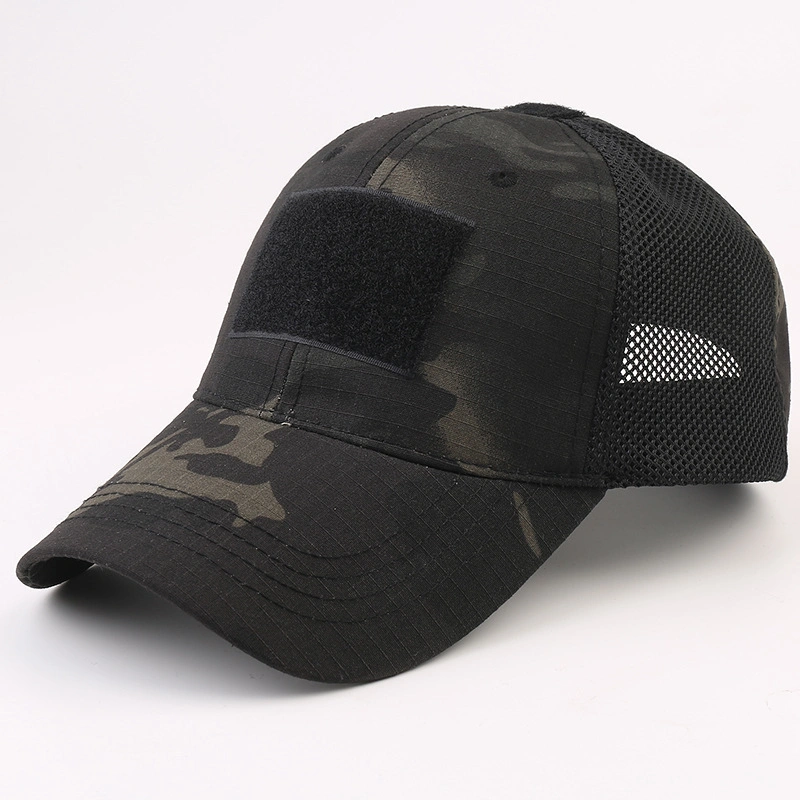 Oitdoor Sprts Activities Two Pieces of The Grid Fabric of Tactical Cap