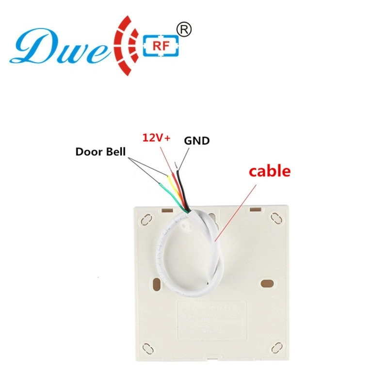 12V Door Chime Access Control Wired Dingdong Doorbell Button No Battery