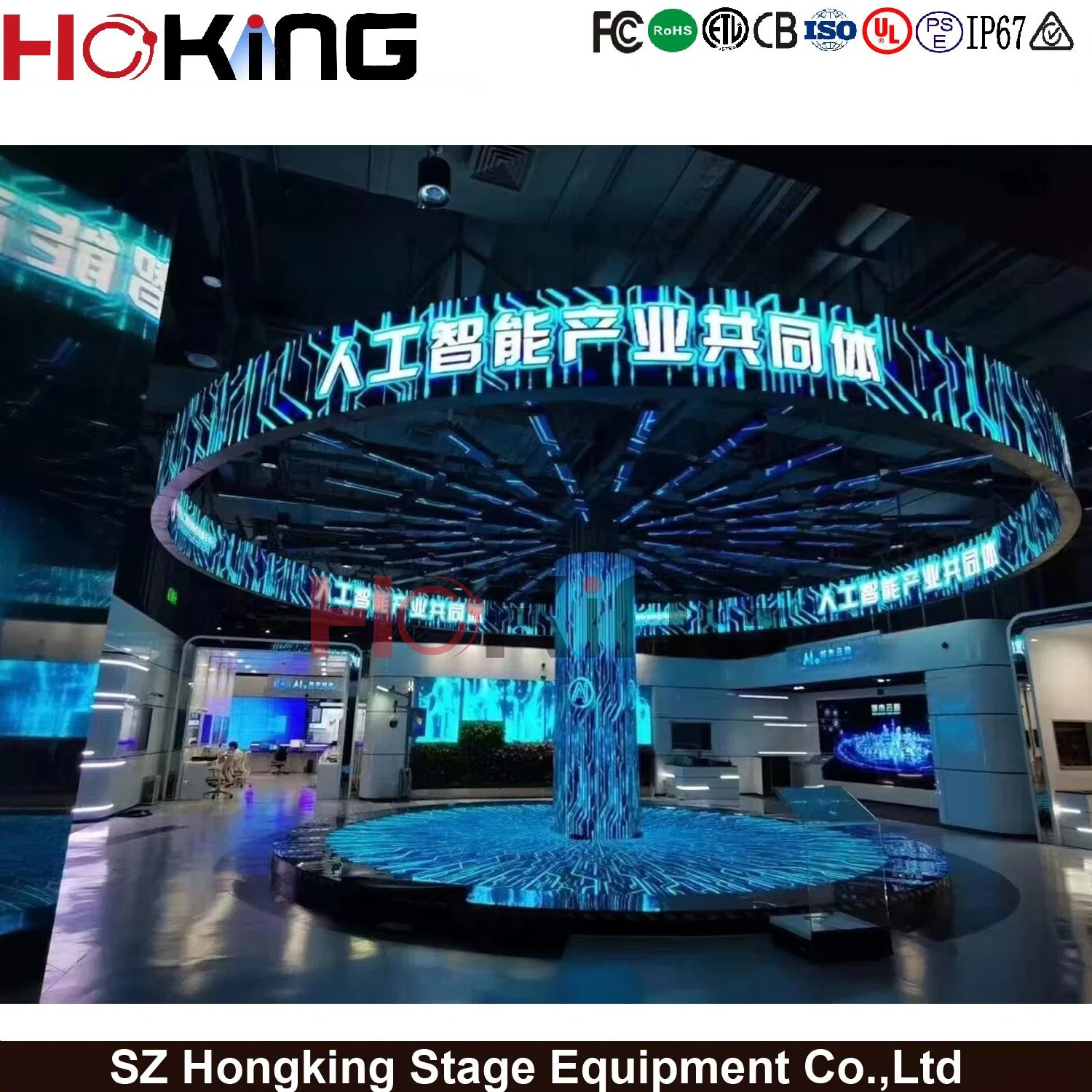 Full Color Indoor Curved P2.5 P4 P5 Flexible LED Video Display Screen Wall Soft LED Module