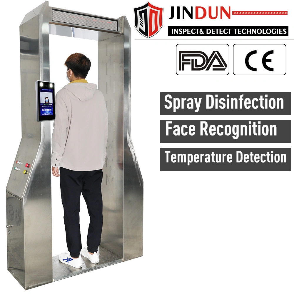 Body Auto Spray Disinfection Channel Disinfectant Tunnel Infrared Temperature Detector