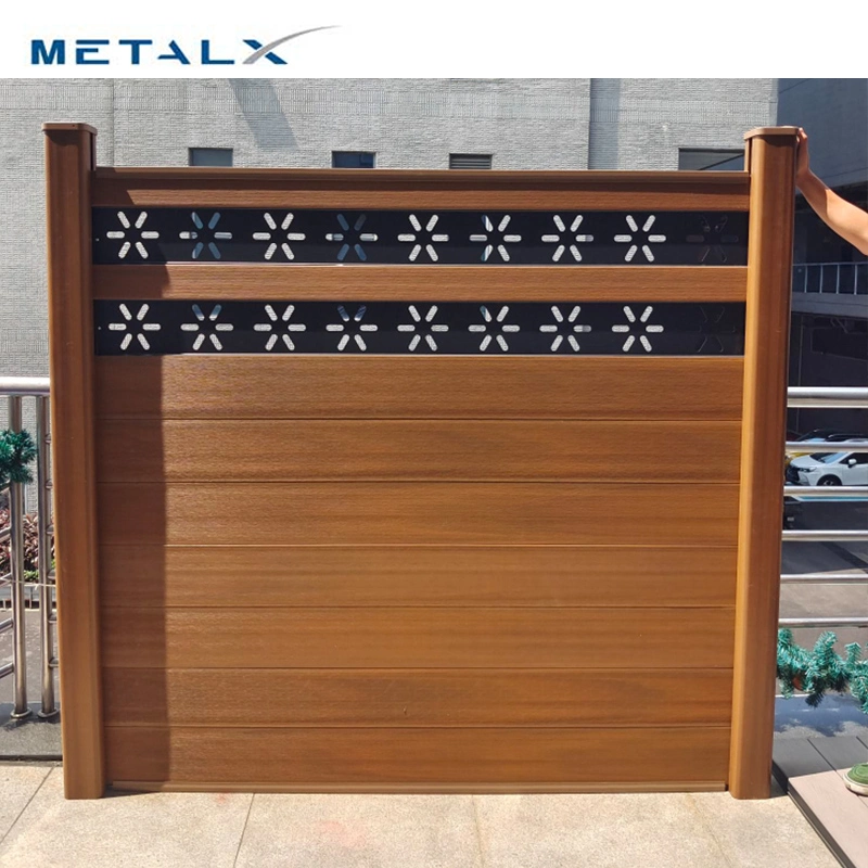 Gd High Quality House Privacy Cheap Aluminium Decorative Fencing Panels Pools Plinth Slats WPC Prices Laser Cut Aluminum Fencing