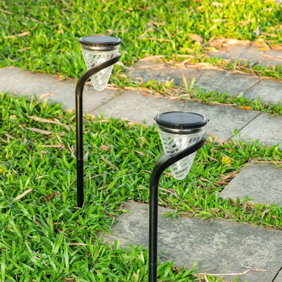 Solar Fence Lights Outdoor, 2 Pack Waterproof Solar Deck Lights Stainless Steel Step Stairs Patio Post Wall Garden Pathway Walkway LED Lamp Light