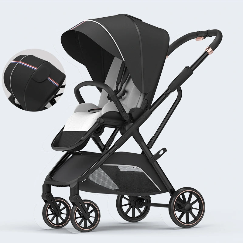 Nouveau bébé poussette peut s'asseoir et se trouvent à la lumière poussette pour bébés Bébé marche poussette haut de pliage pour les voyages du paysage