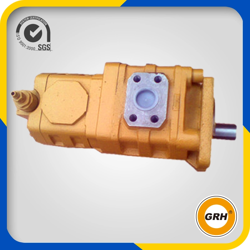 Pompe à engrenages hydraulique de piston d'excavatrice double pour les machines de construction (CBGJ2080/1063)