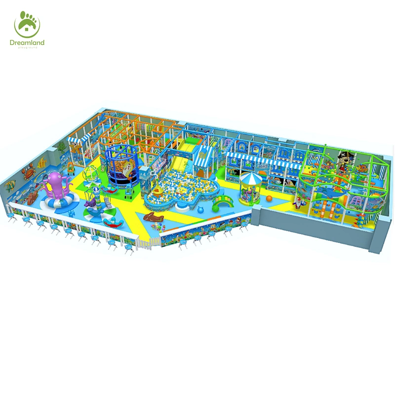 Durable Safe New Design Soft Play Ausrüstung Vergnügungspark Kinder Indoor Spielplatz