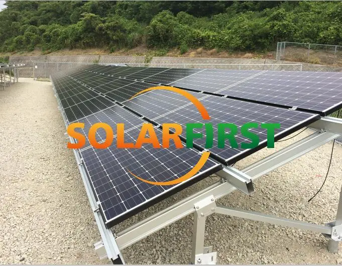 Aluminum alloy solar pv mounting structure solar racking frames