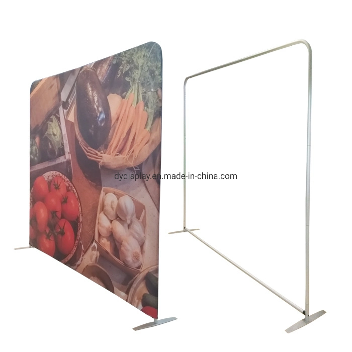 Portable Tension Fabric Banner Stand Pop up Wedding Events Backdrop Stands