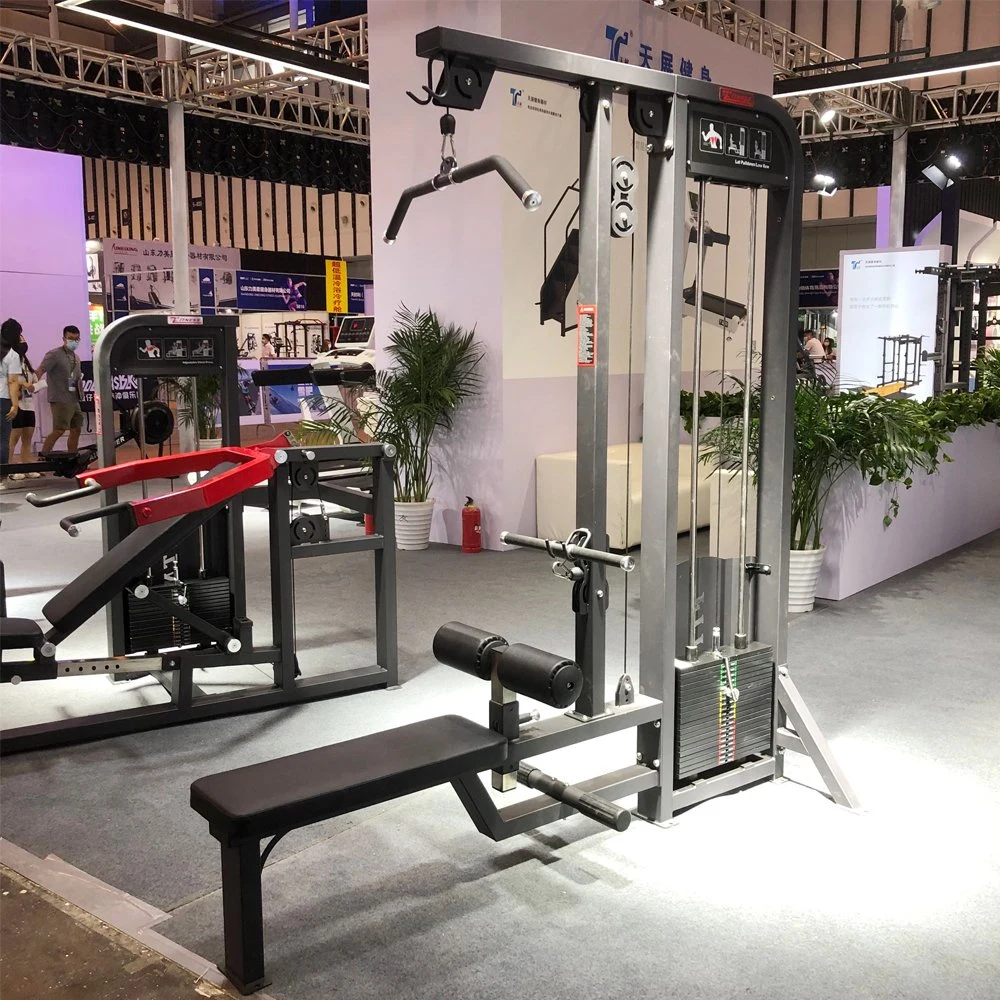 Sample Customization Bodybuilding Gym Equipment Dual Function Lat Pulldown & Low Row Machine