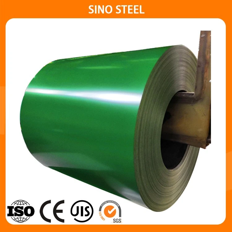 Dx51d, SGCC, Sgch Prime PPGI Steel Color Coated Prepainted Galvanized Steel Coil para Material de Cubierta