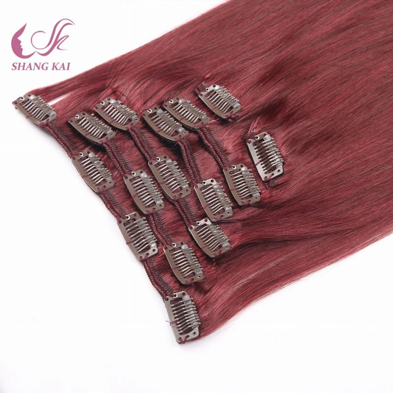 Brazilian Human Hair Clips Hair Extension