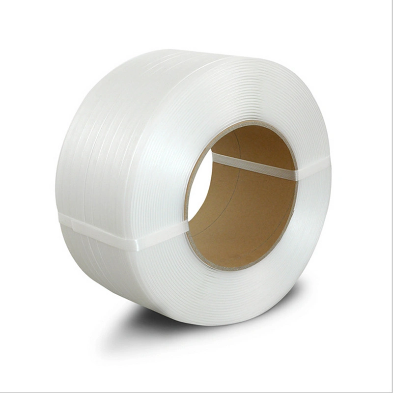 Extremely High Strength White Flexible Soft Composite Polyester Plastic Fiber Packing Cord Strapping/Strap with Buckles for Securing