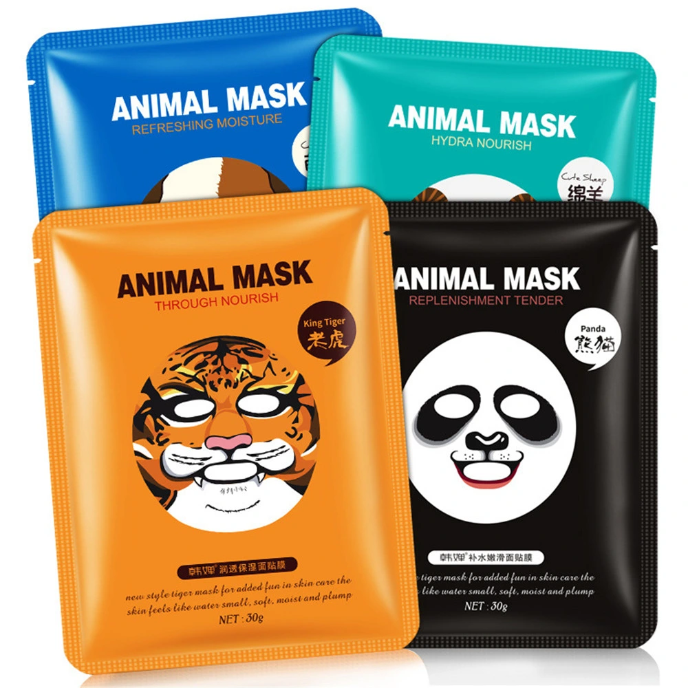 Mascarilla facial de colágeno hidratante Máscara facial animal