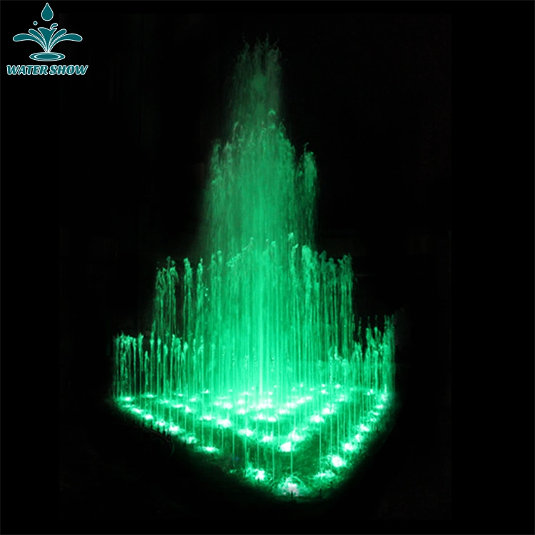 Home Garden Decoration Color Changing Small Musical Dancing Water Fountain