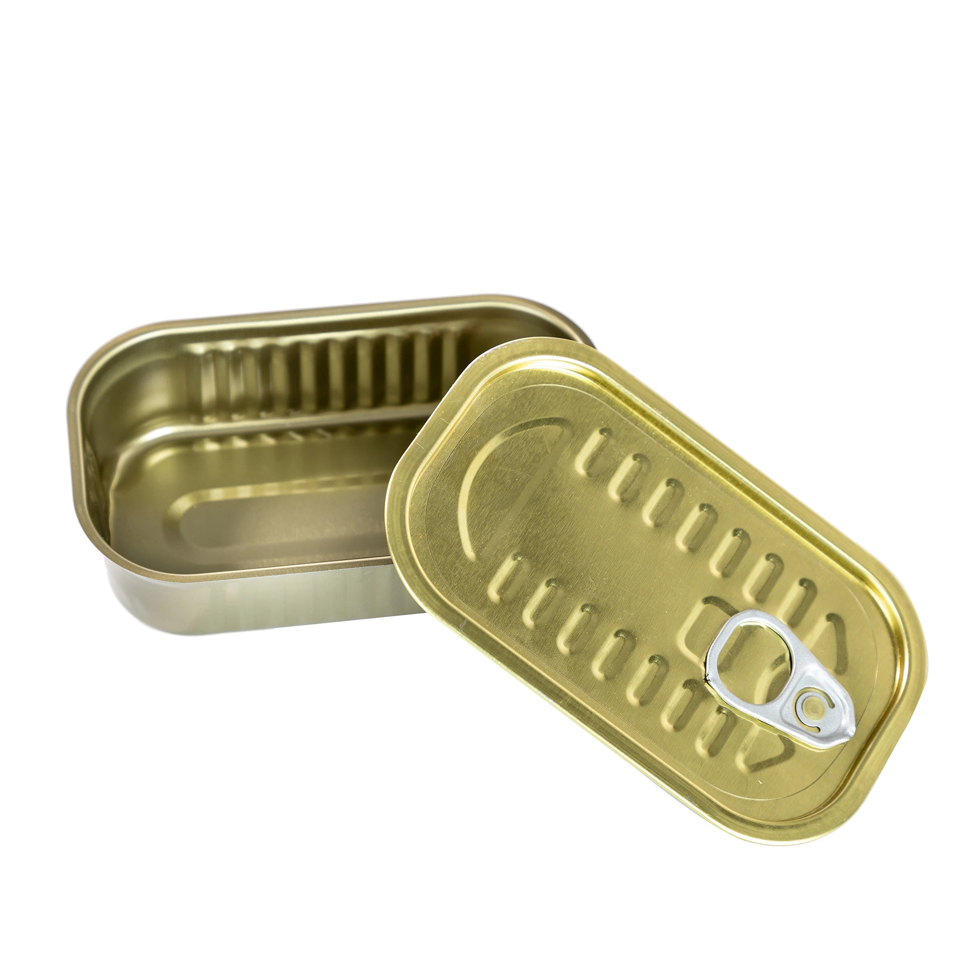 Wholesale/Supplier Food Grade Oval Canned Fish Tin Cans for Food Canning