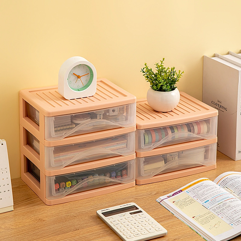 Tiroir de bureau pour le maquillage, les soins de la peau, le rangement des rouges à lèvres, boîte de rangement en plastique pour les cosmétiques, organisateur de tiroir de maquillage.