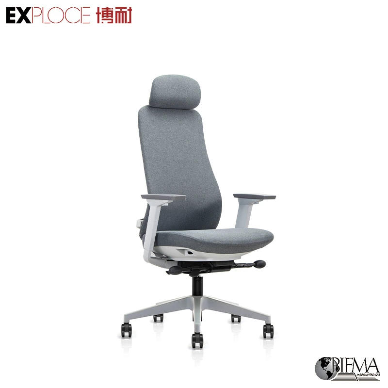 Trabajo Ejecutivo Sillón ergonómico giratorio de alta visitante sillas de oficina de malla completa