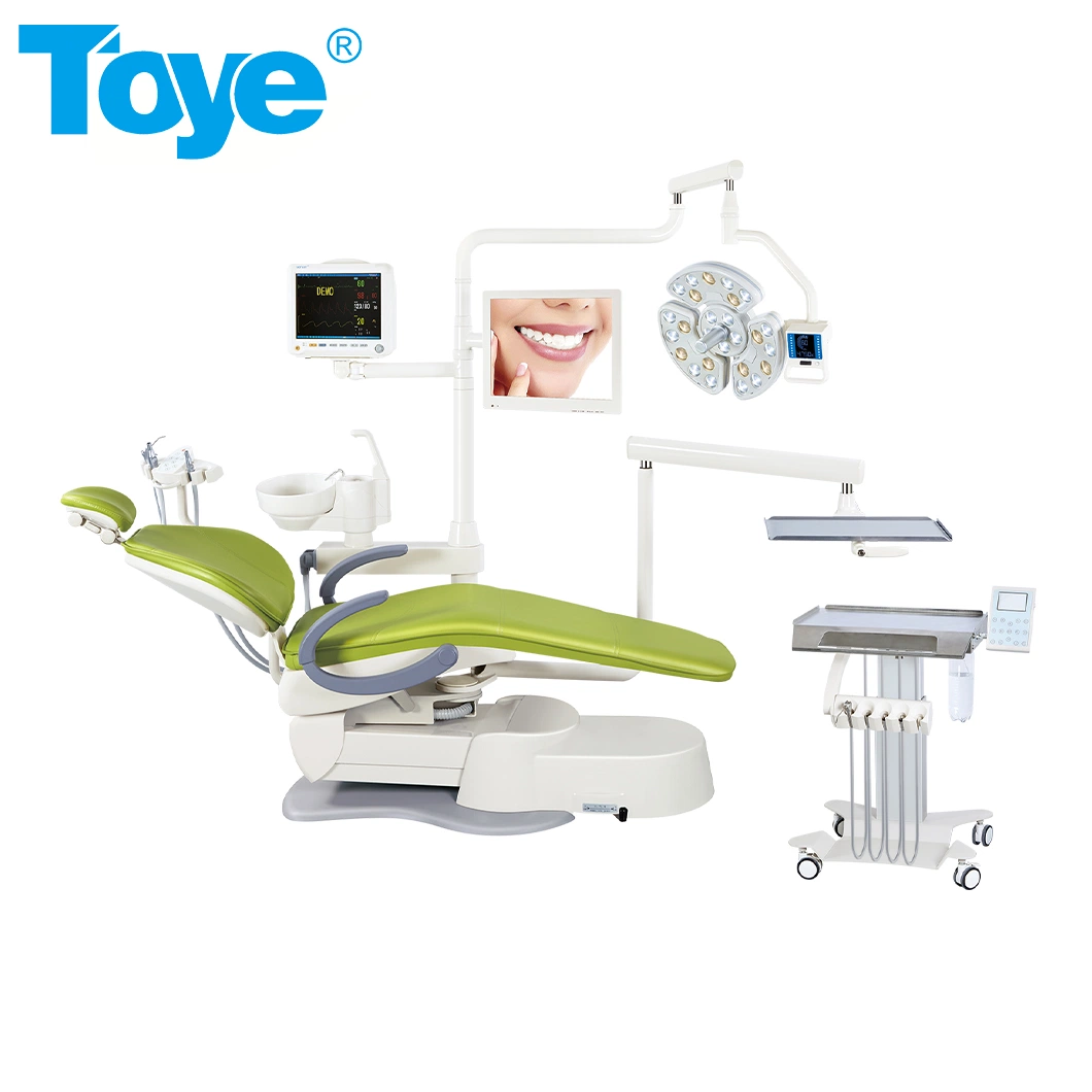 Fournitures d'équipement dentaire médecine dentaire soins palliatifs et clinique dentaire métal plastique ABS Fabricant d'implants chaise dentaire chinoise