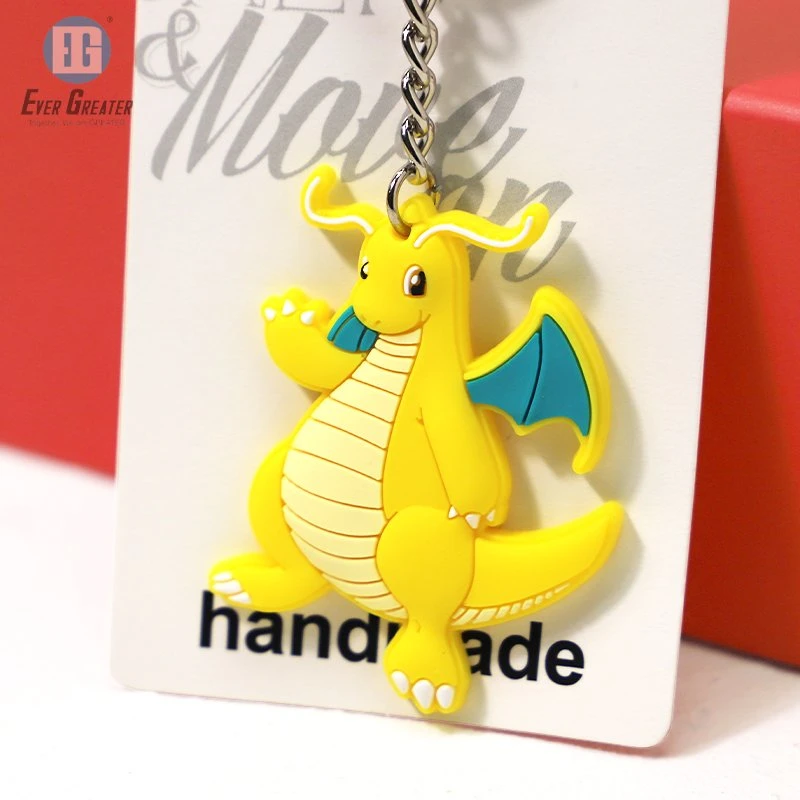 Dragon Keychain Squishy Plastic Keychain