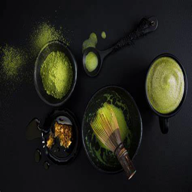 Norme européenne de la poudre de thé vert matcha Bio Saveur Jujube cérémonial Grade avec Emballage de cadeau