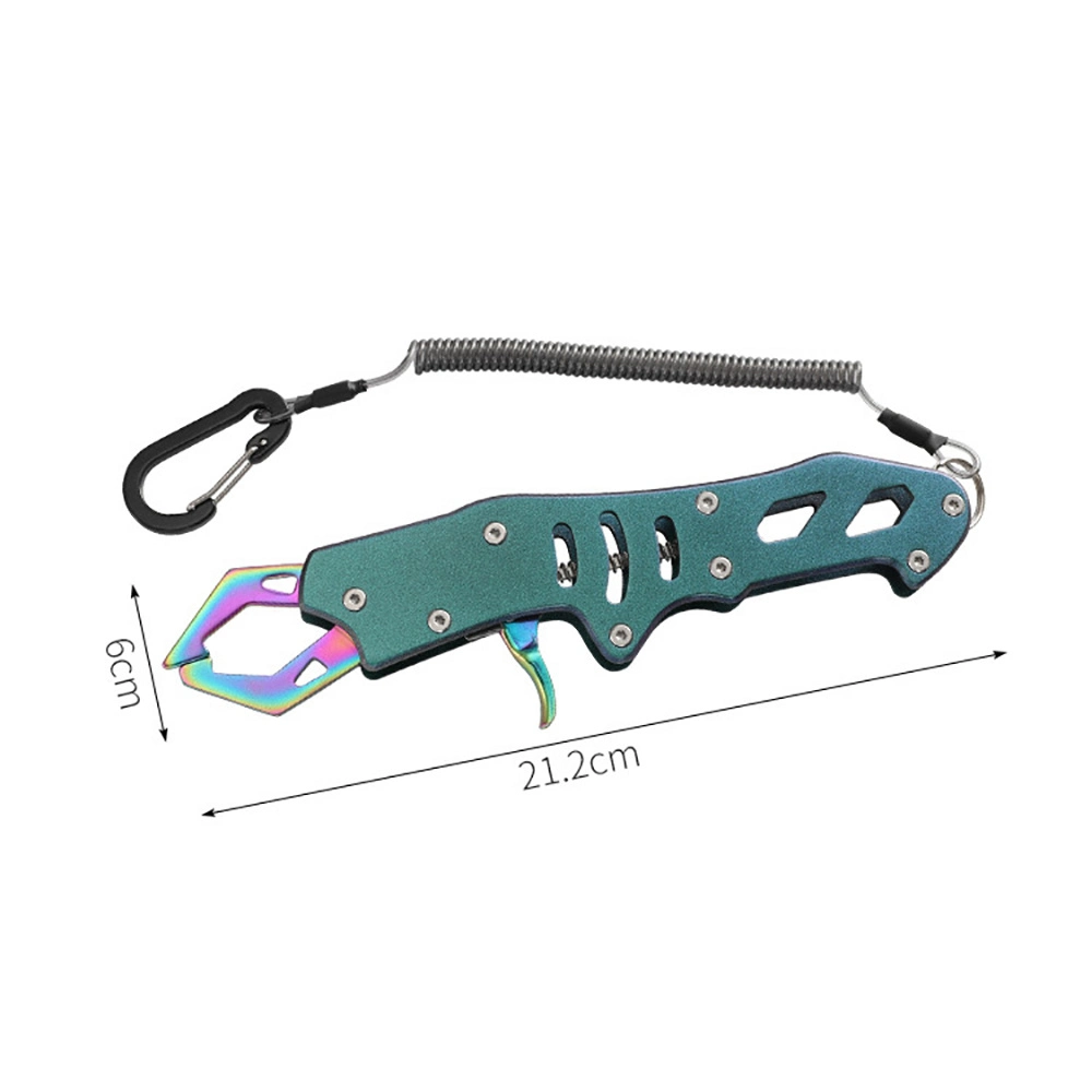 Stainless Steel Fishing Pliers Portable Fish Lip Grabber Holder Grip Tools Ci21639