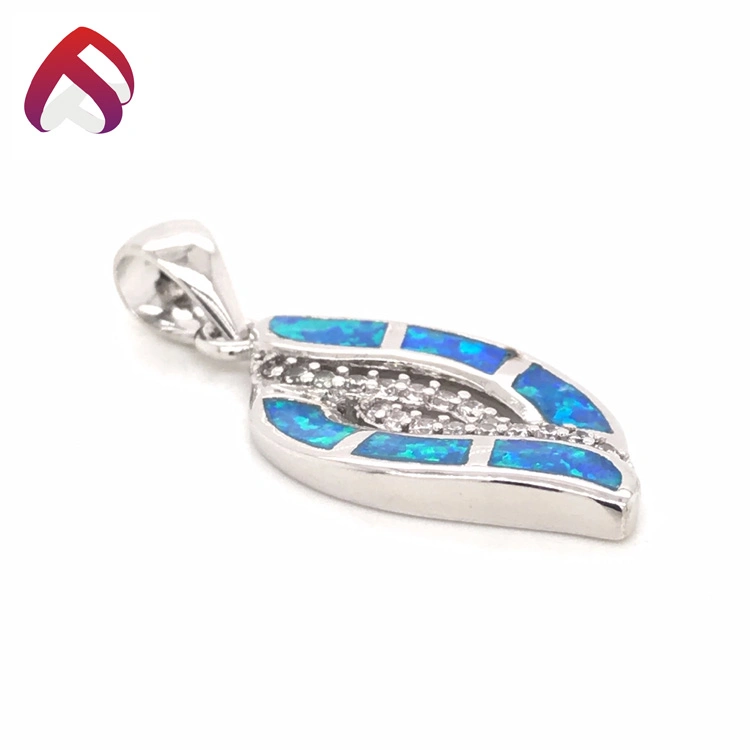 Kreative Geometrie Opal Zirkon Anhänger Frauen Charme Schmuck Geschenk