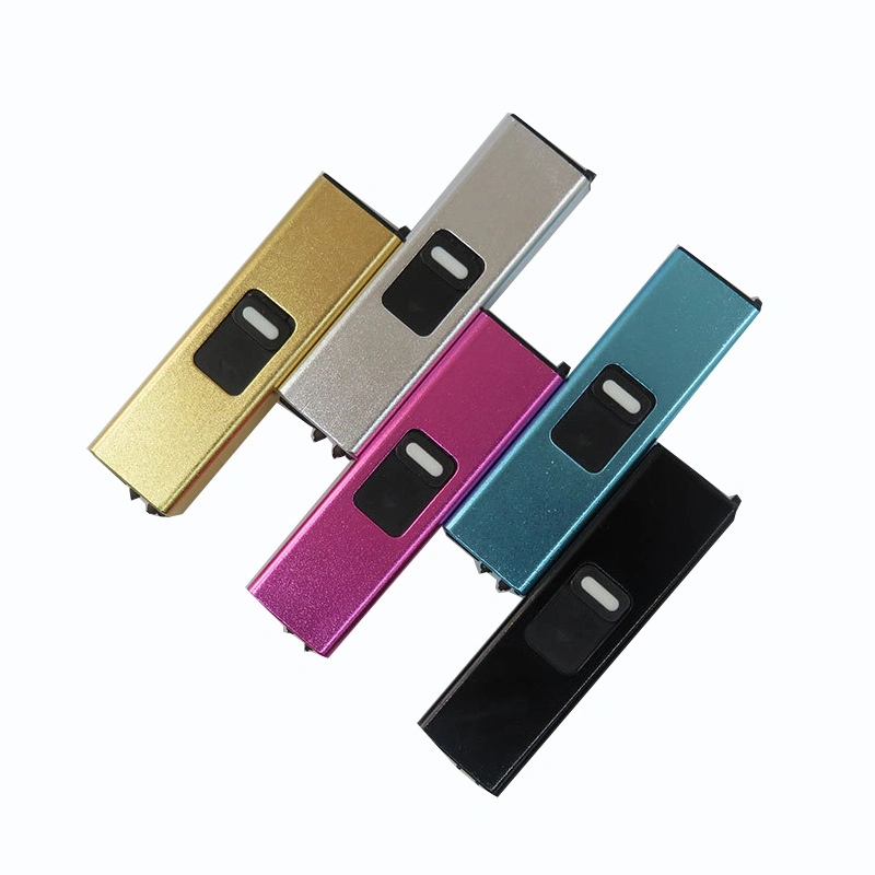 Tw1502 Mini Keychain Pocket carga rápida linterna USB encendedor eléctrico