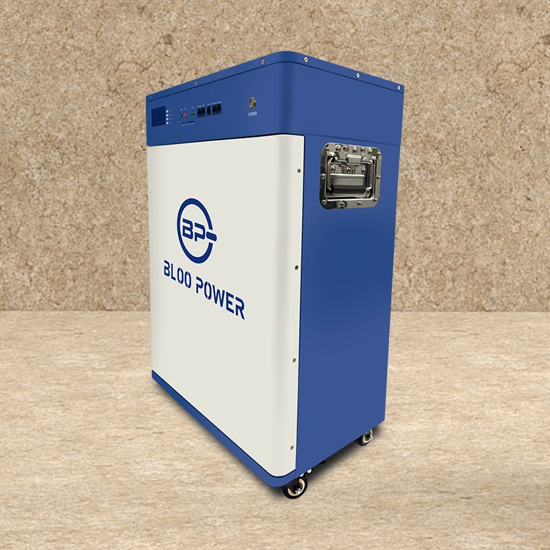 Bloopower 51,2V 72V 10.24kwh montaje apilable Batería de ion-Litio Banco copia de seguridad Lithiumion pared alimentación de la estación de inversor