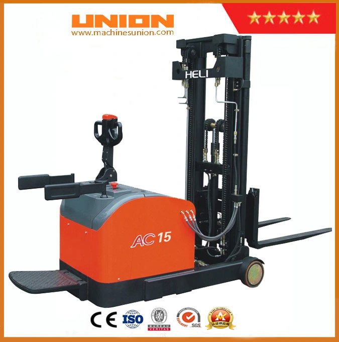 Minitype 1.5 Ton Cbd15 Gasoline Forklift Truck for Warehouse Use Pallet Handler