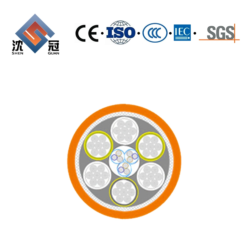 Shenguan preço competitivo IEC 60245-4 H07RN-F Cabo Ruber, Cabo de Mineração, Cabo de alimentação linha superior Liga elétrica de alumínio