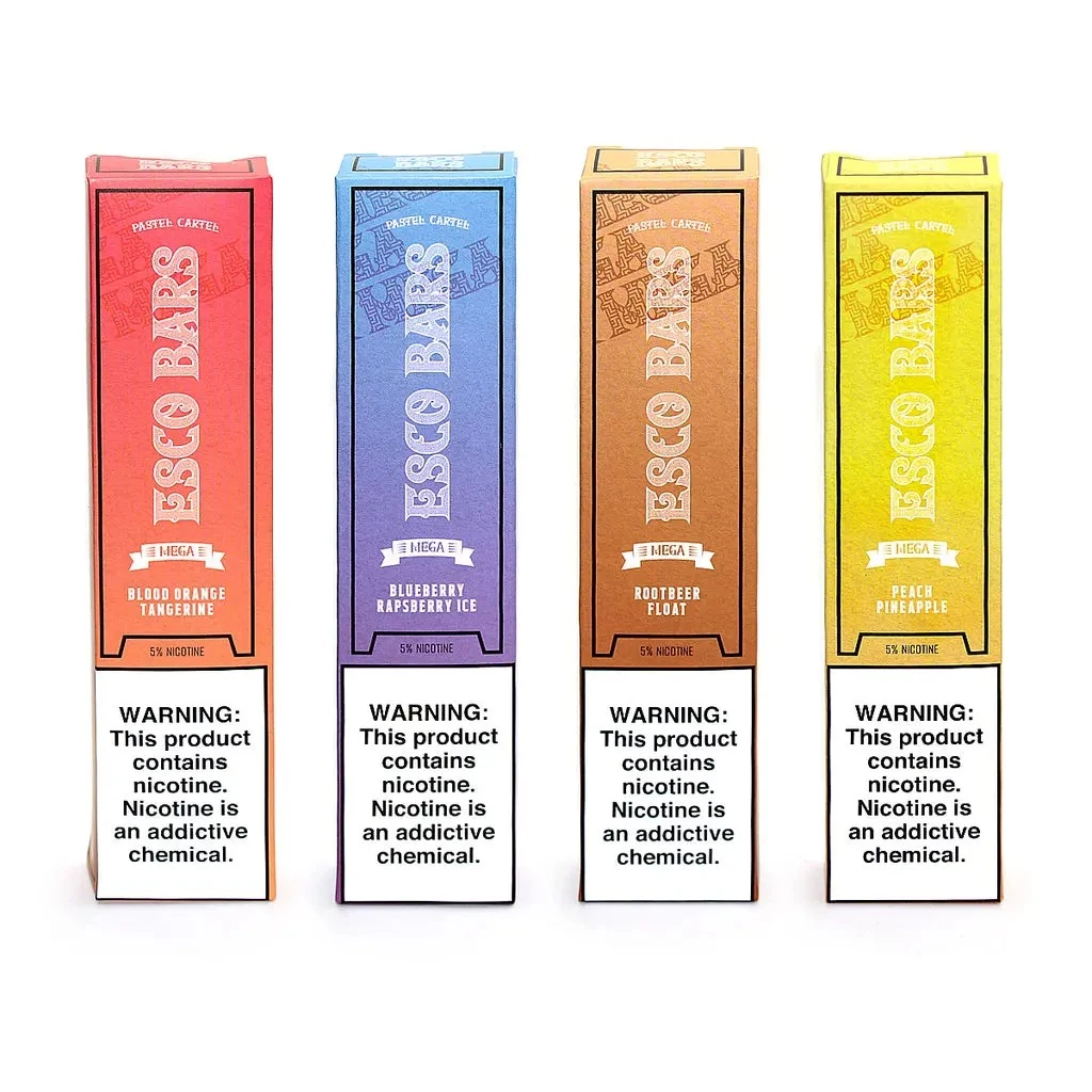 Factory Price High quality/High cost performance Esco Bars Mega 14ml Rechargeable 6 Flavors Disposable/Chargeable Vaporizer Device Ecig Wholesale/Supplier 2500 Puffs Disposable/Chargeable Vape Pen