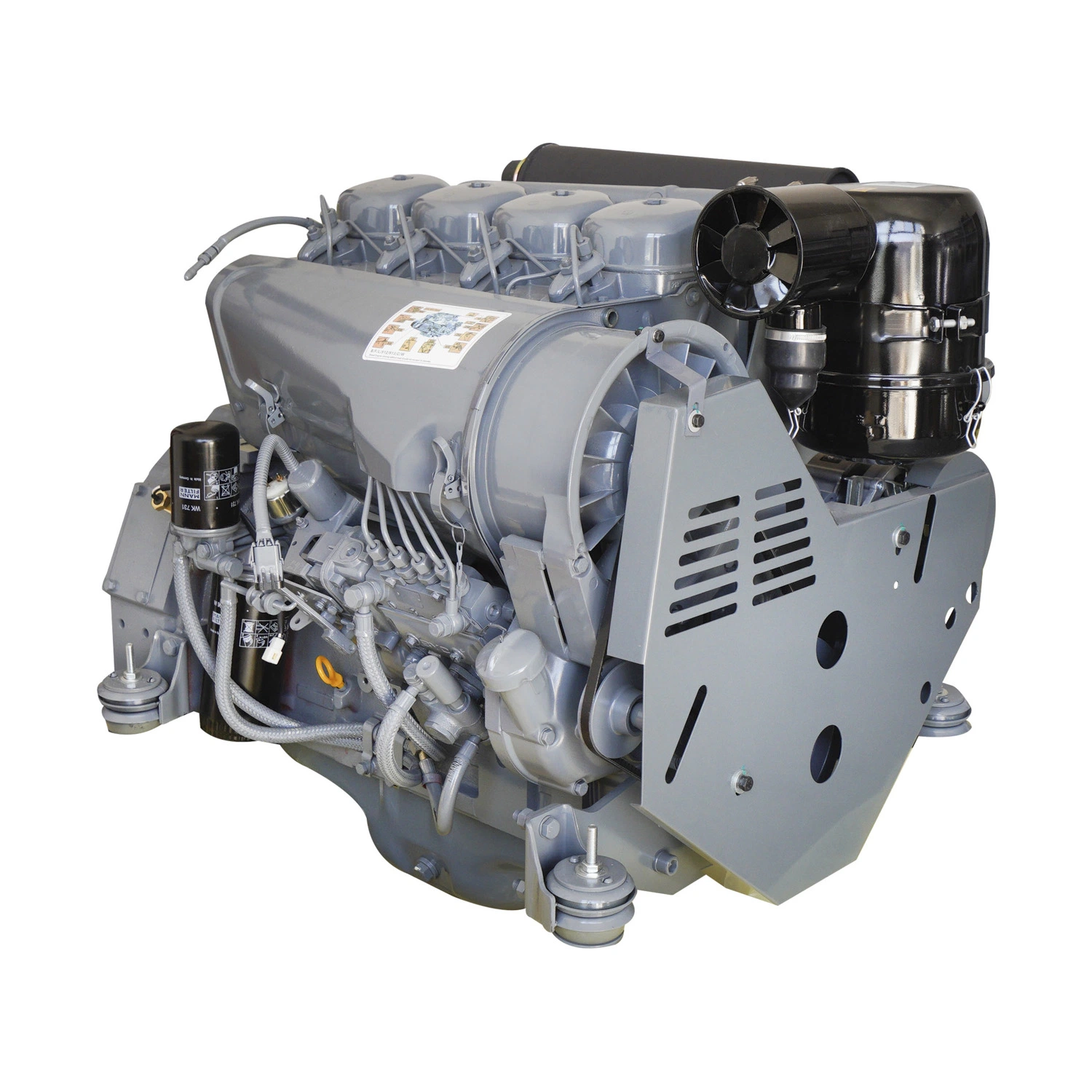 Deutz 60HP motor diesel de 4 cilindros, refrigerado a ar, F4l912