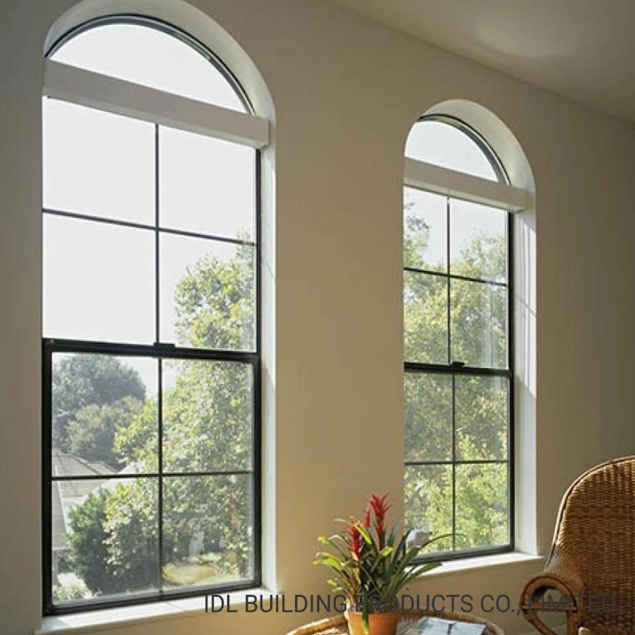 Double Glazing UPVC Window PVC Sliding Windows Soundproof Low-E Glass Casement Window