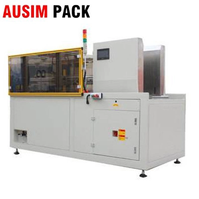 Automatic Carton Case Box Erector Sealing Taping Packing Machine with Robot Palletizer Packaging Line