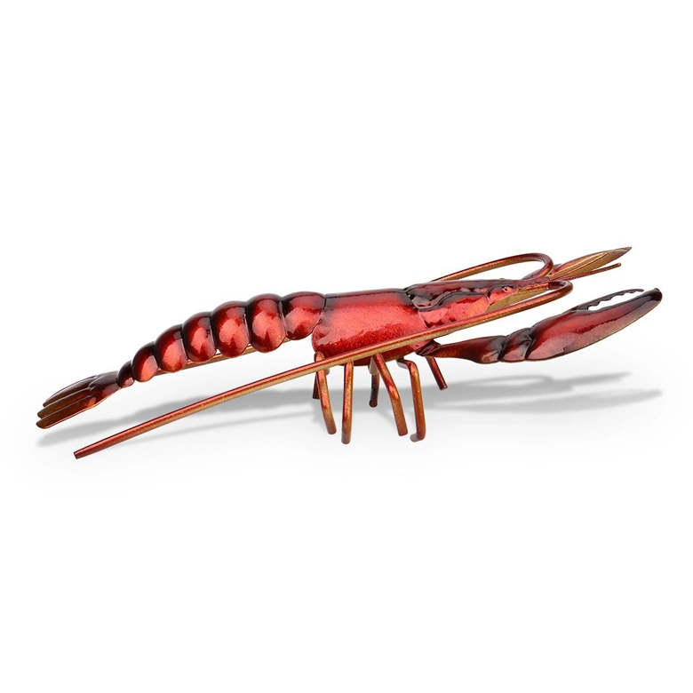 Ocean Theme Wall Hanging Decor (Lobster) Metal Lobster Fishing Wall Decor