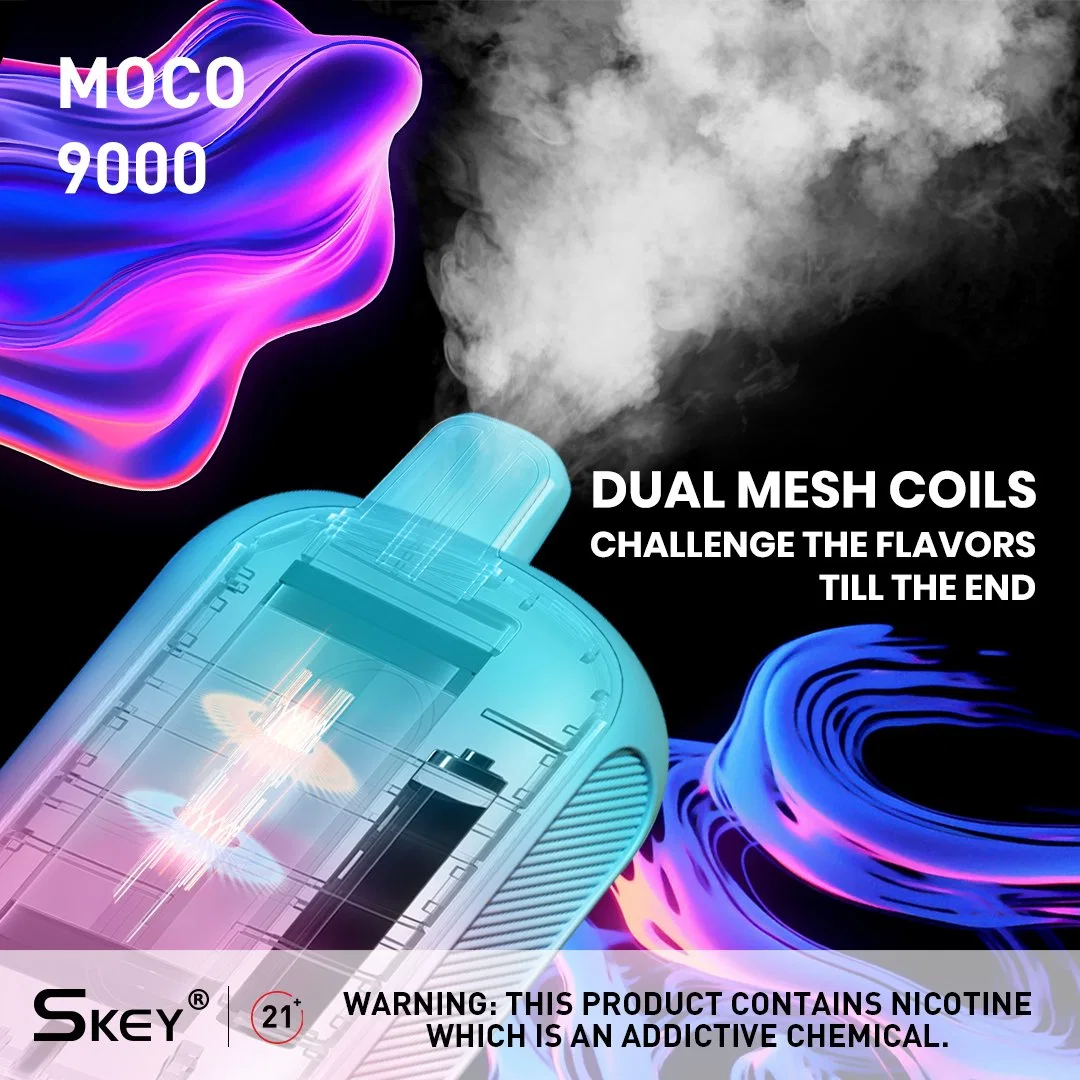 2023 más reciente 700 Puff 2ml jugo VAPE 2% SAL de nicotina Cápsula desechable transparente de espiral de malla