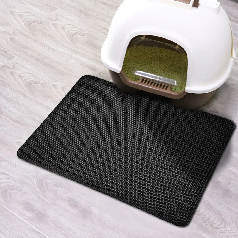 Wholesale/Supplier Custom Colorful Foldable Waterproof EVA Double Layer Cat Litter Mat