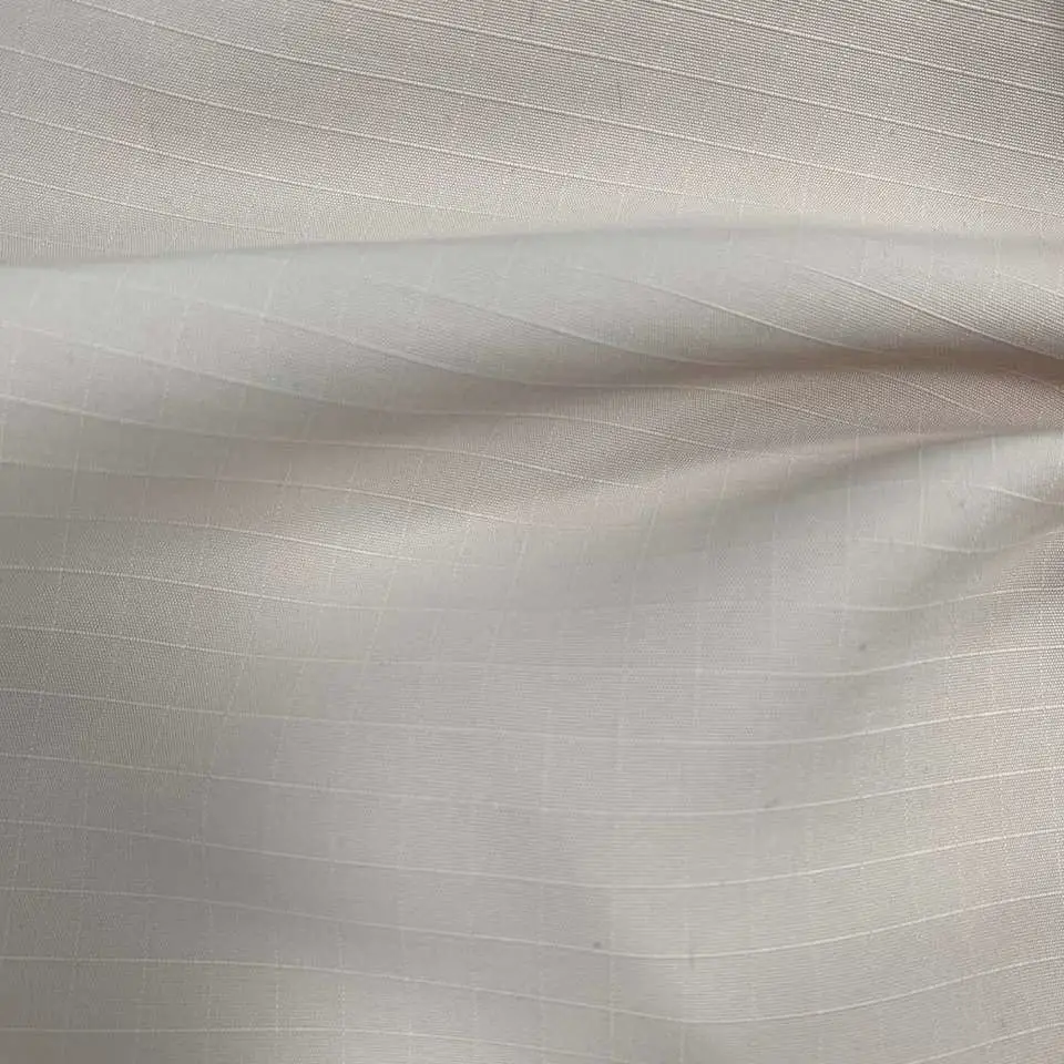 Taslon 0.5 Plaid 160d Fabric Custom Coated Fashion Jacket Waterproof 100%Polyester Fabric for Pants Fabric