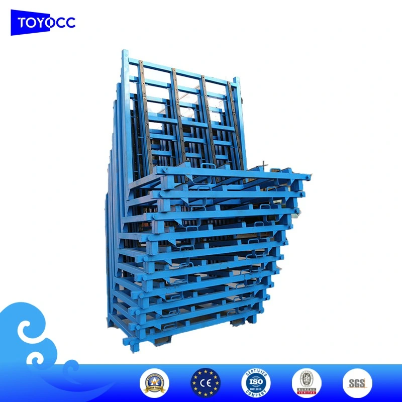 Hot Sale Factory Direct Sale Window Frame and Glass Storage Metal Rack Transport Rack Carts Trolley for Production Line