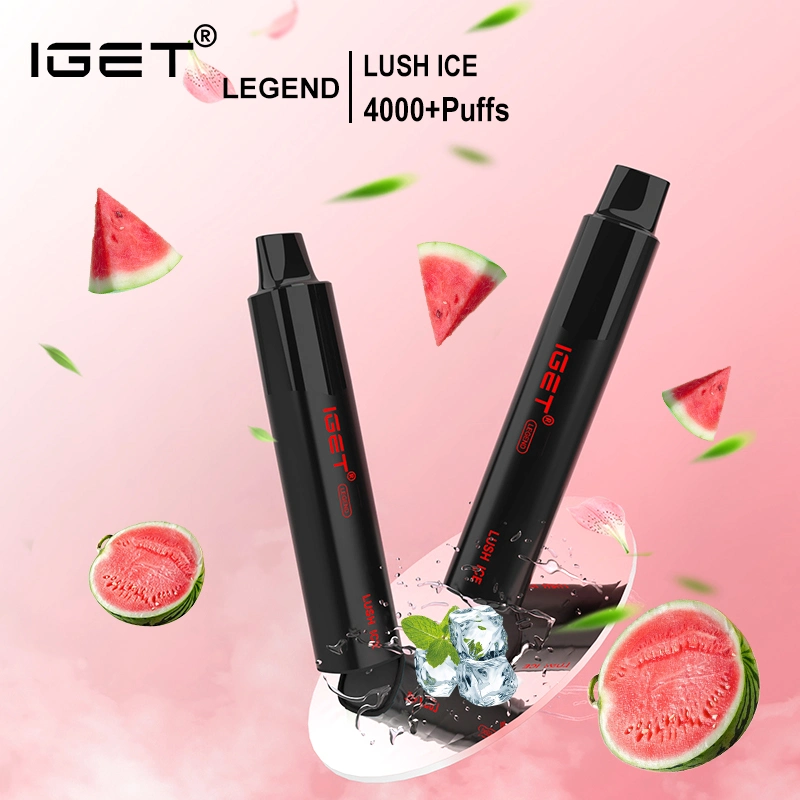 Venda quente 20 sabores Legenda Iget 12ml de líquido Ecig Vape descartáveis de feltro