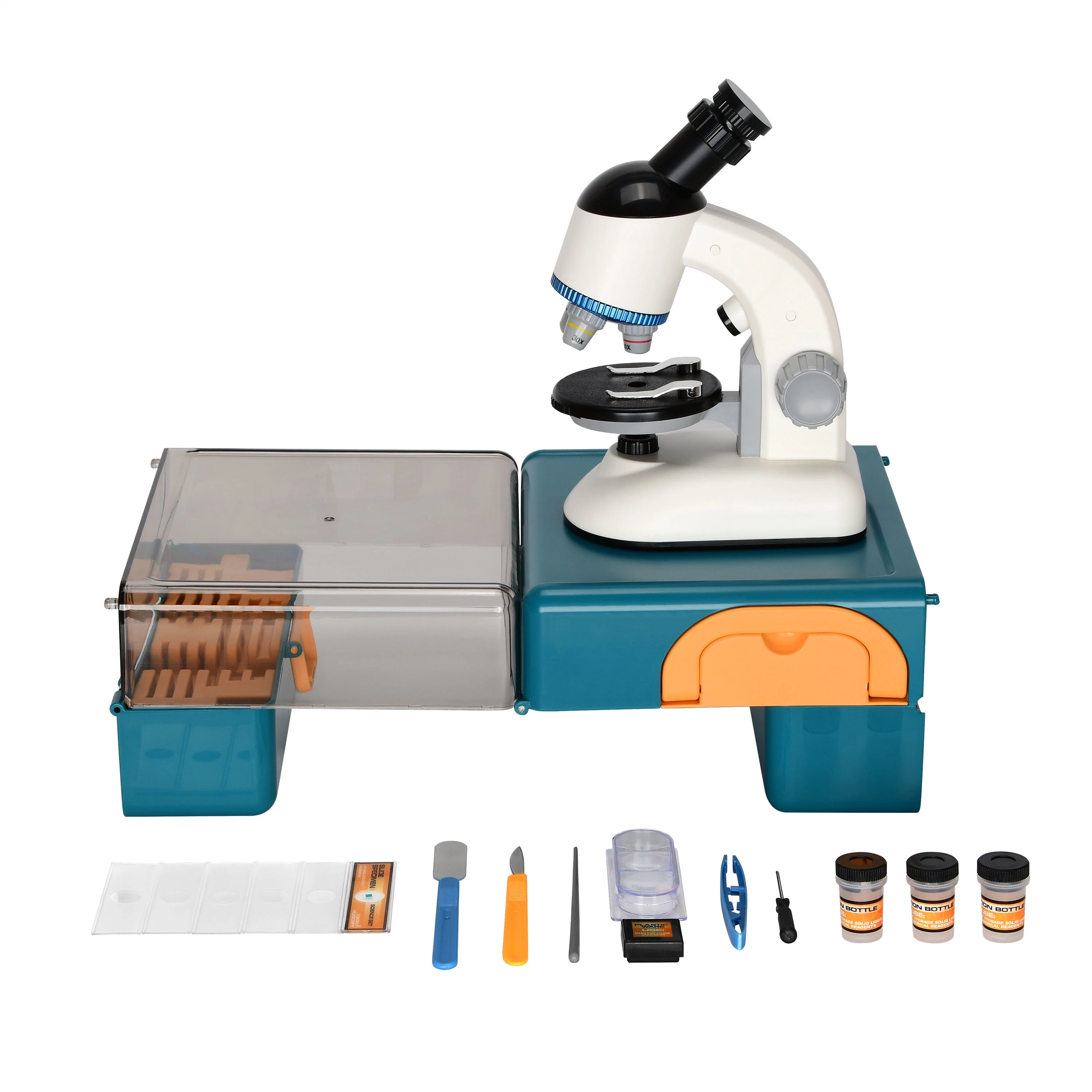 Microscope for Kids, 100X-1200X Microscope Kit for Kids 8-12 5-7 with Carry Case (BM-1188)