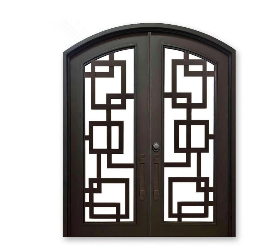 Yeahdoor Other Doors Customized Luxury Wrought Iron Entrance Security Main Steel Door Design