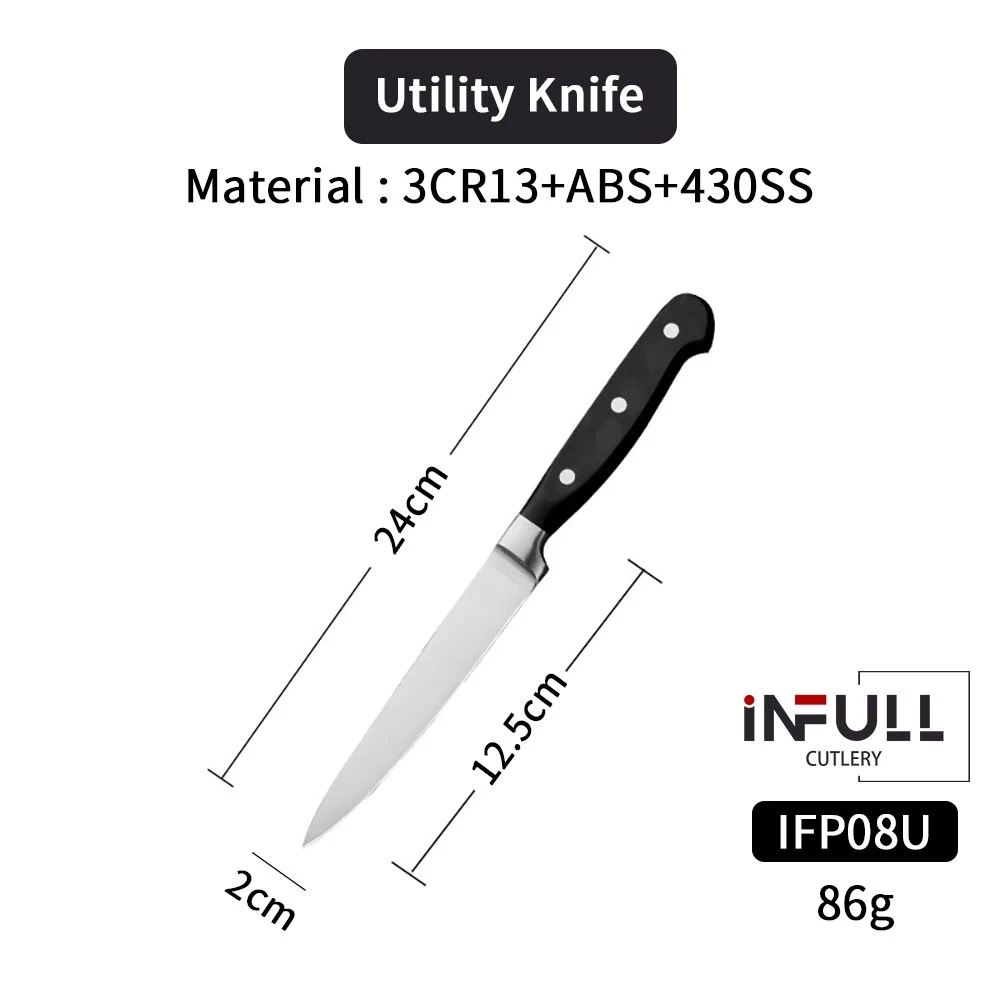 Durable Stainless Steel Kitchen Knives Boning Utility Chef Knife Set