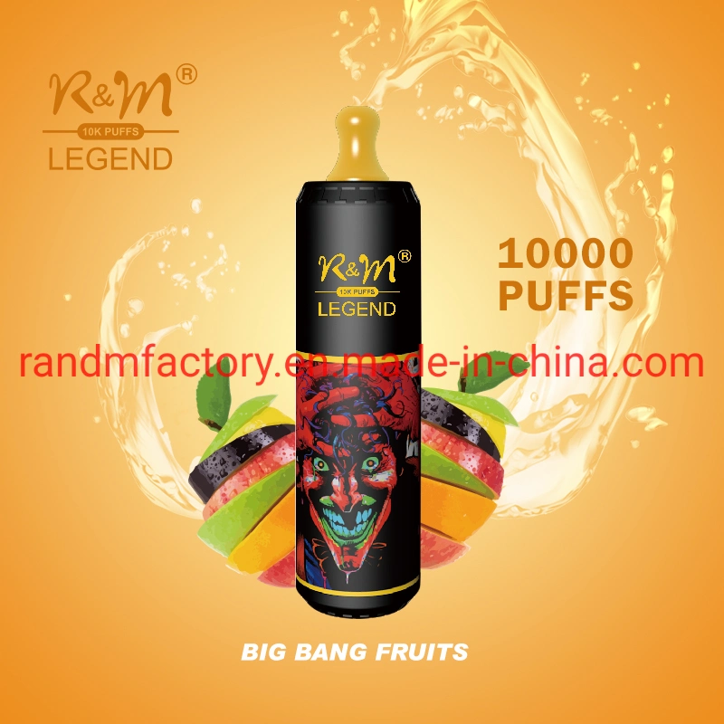 Venta caliente el logotipo del fabricante original de fábrica Randm Tornado 10K Puff Bar Vape desechables pilas recargables UK USA el 2% 5% de la nicotina Wholesale/Supplier I Vape