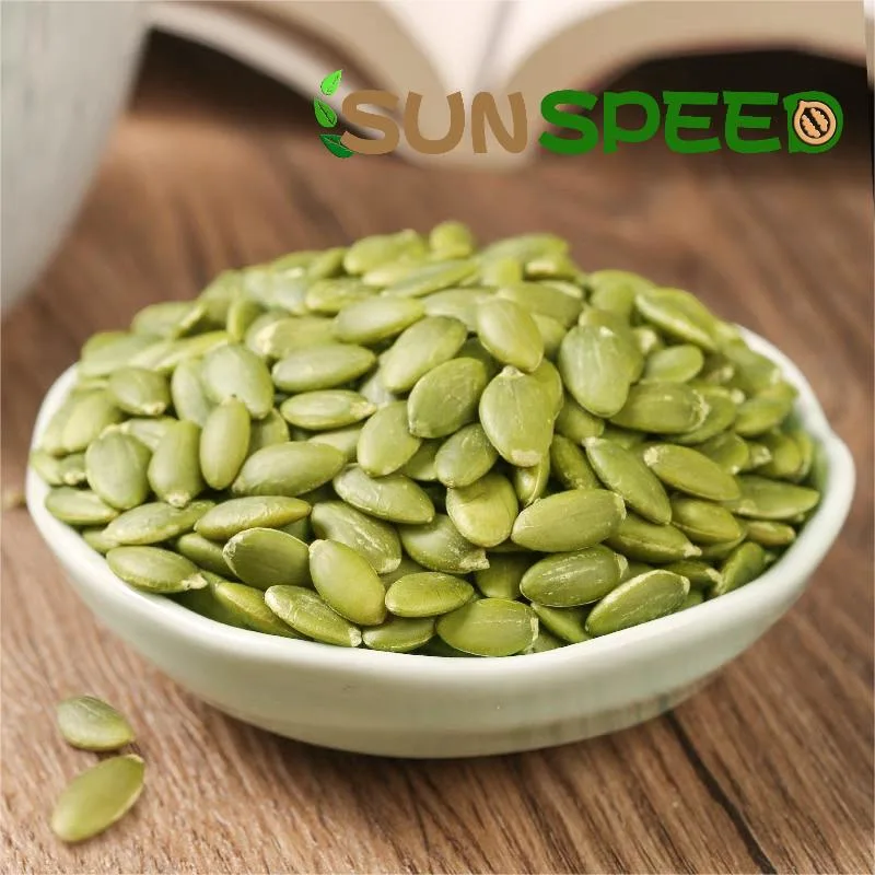 Shine Skin Pumpkin Kernels Green AA High-End Quality Pure 2023 Crop