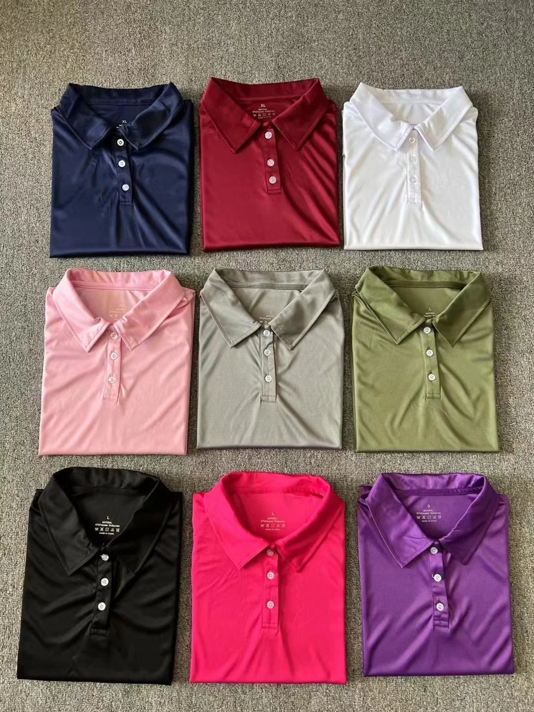 Stockpapa 9 Color Me's Polo Shirts Apparel Stock