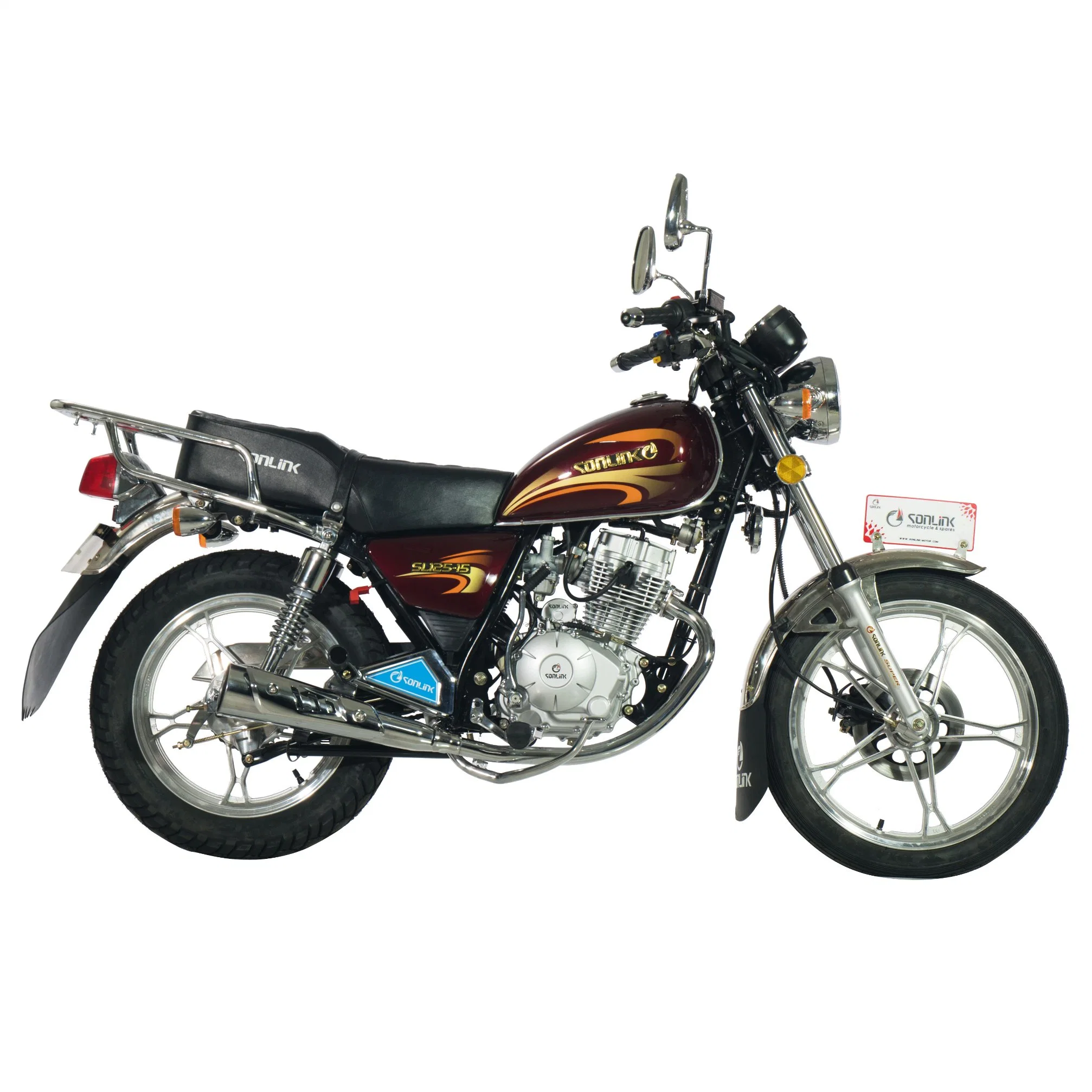 Fábrica de motos chinas baratas Venta directa de combustible de 125cc motocicleta prudente/moto/Motor