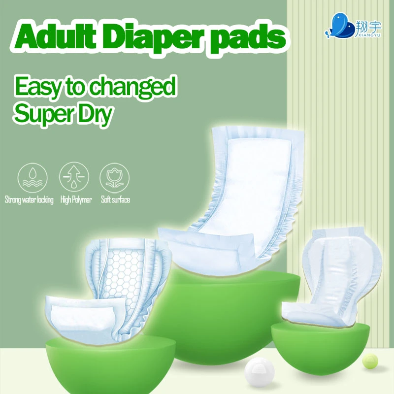 Comfortable New Design Nighttime PE Film PP Tape Adult Women Incontinence Liner Breathable Disposable Men Diaper Insert Booster Pads