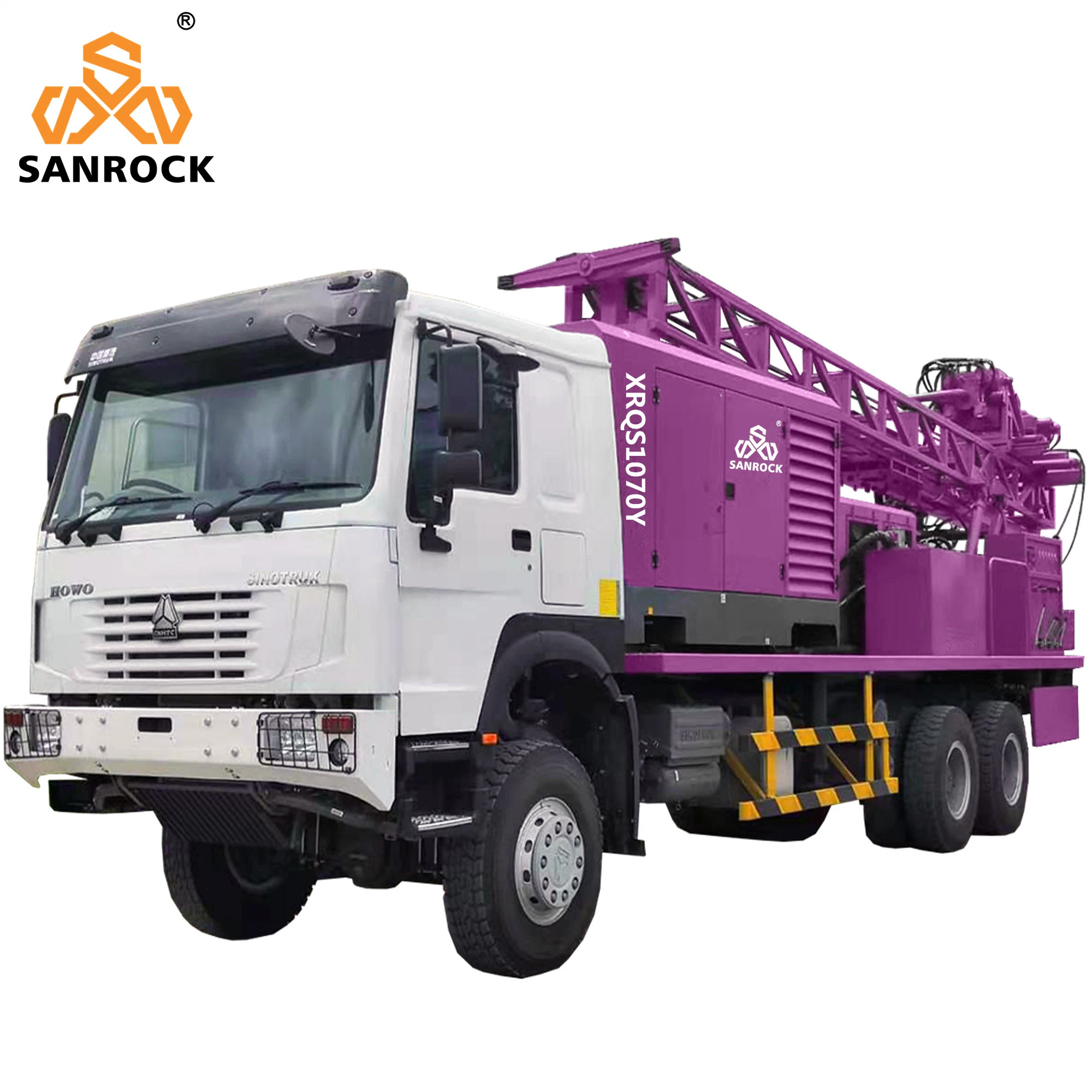 Truck Mounted Water Well Drilling Rig with Compressor Hydraulic Water Well Drilling Equipment