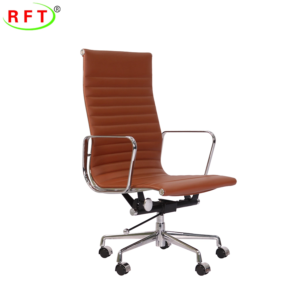 Light Grey Fabric Linen Abjustable Design Popular Computer Revolving Executive Chair